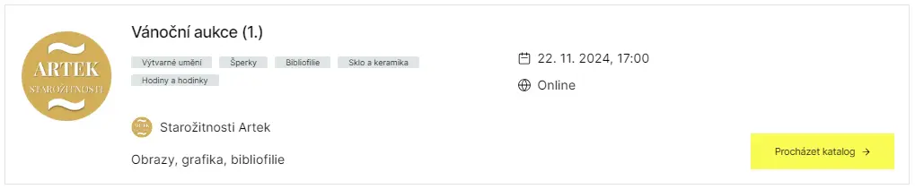 Aukce Livebid